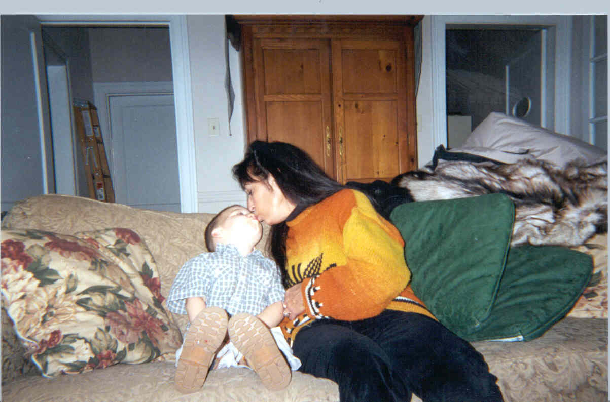 Ryan & Grammie kissing.jpg