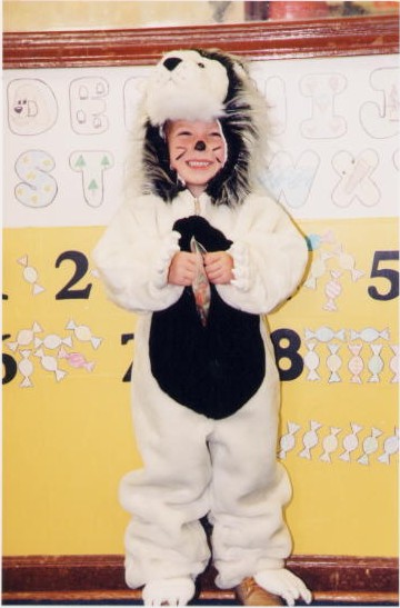 Ryan posing at school